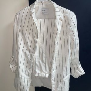 White Bershka Pant Suit Sz S